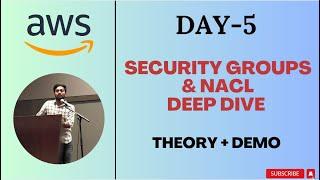 Day-5 | AWS Security Group and NACL | Theory + Practical | AWS FREE COURSE by Abhishek |#devops #aws