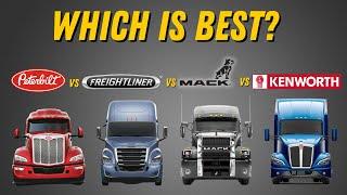 Best American Semi-Truck? ▶ Peterbilt vs. Kenworth vs. Freightliner vs. MACK