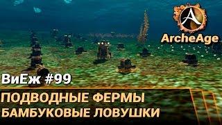 ArcheAge 3.0. ВиЕж #99. Подводные фермы. Бамбуковые ловушки