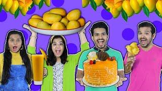 We Ate Only Mango For 24 Hours Challenge | Hungry Birds