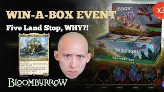 Five Land Stop, WHY?! | Win-A-Box Event | Bloomburrow Sealed | MTG Arena