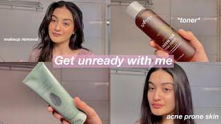 Get unready with me // Skincare ~ how I remove my makeup? // (aesthetic)