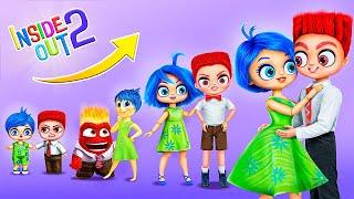 Inside Out 2! Joy and Anger Growing Up! 32 LOL OMG DIYs