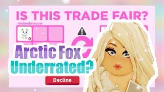 7 Best Offers I Got for Arctic Fox  UNDERRATED??? | Adopt Me Trading