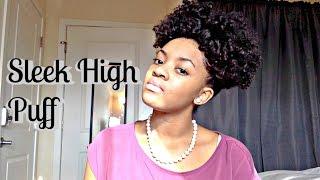 High Puff on Natural Hair