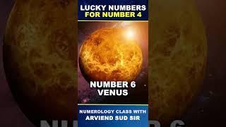 Lucky Number for Number 4 | Numerology Number 4 | Rahu | Arviend Sud | #shortsfeed