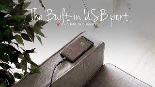 Turn Your Sofa Into a USB Charging Station For Any Mobile Device | Comfort Works