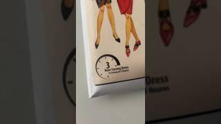 A Sewing Pattern for beginners: 3 hour dress! A vintage 1990s dress! #letsmove #summervibes #sewing