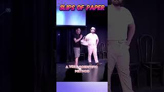 Slips of Paper Improv from the Mopco Improv Theatre #comedy #improv