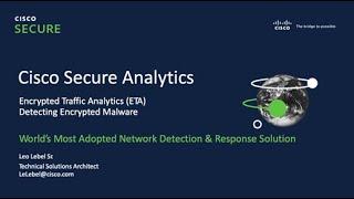 Enabling ETA Tutorial - Cisco Secure Network Analytics