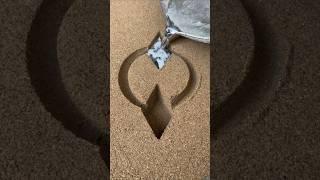 Casting Process | Making Diamond Bracelet,Smelting Metal Handmade Production Process In Sand #shorts