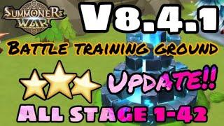 All Battle Training Ground Guide Mock Battle 1-42 ⭐️⭐️⭐️ (Summoners war)  V 8.4.1 UPDATE! 2024