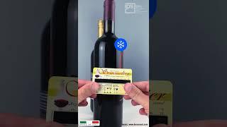 Sommelier Card - Termometro promozionale per vino / Promotional wine thermometer