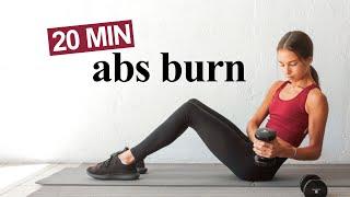 20 MIN AB WORKOUT | at-home ab workout with weights!