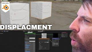 How to use Displacement Map and Displace Modifier in Blender