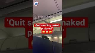 Someone airdropped ‘naked pictures’ on a flight and the pilot reacts #Shorts #omg #funny #airdrop