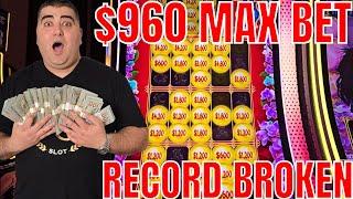 ONLY $960 Max Bets RECORD BREAKING JACKPOT On Prosperity Link Slot - PART 2