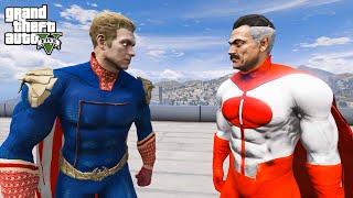 GTA 5 - Omni-Man VS Homelander