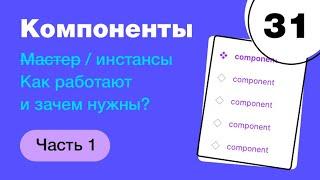  Компоненты в Фигме. Как сломать мастер, как делать иконки через компоненты. Фигма с нуля