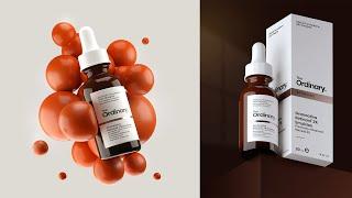 3D Product Photography Blender Timelapse tutorial. #blender #skincare #photography