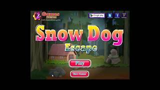 Snow Dog Escape Walkthrough - GamesZone15  Snow Dog Escape Game Walkthrough