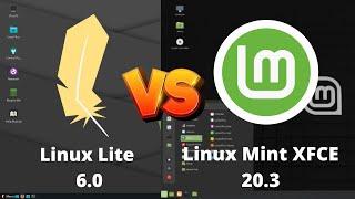 Linux Lite 6.0 VS Linux Mint XFCE 20.3 (RAM Consumption)