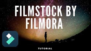 How to use Wondershare Filmora Filmstock