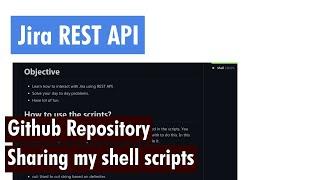 Jira REST API - Sharing my shell scripts