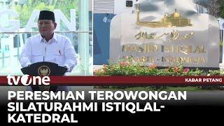 Presiden Prabowo Subianto Resmikan Jembatan Silaturahmi di Jakarta | Kabar Petang tvOne