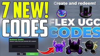 ️UPDATE!!️ ALL WORKING CODES FOR FLEX UGC IN 2024 - ROBLOX FLEX UGC CODES