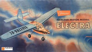 Germany´s first RC kit Graupner Electra 1955 restoration