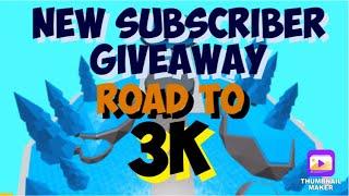 Saber Simulator Roblox JB80 GAMING NEW SUBSCRIBER GIVEAWAY, ROAD TO 3000 SUBSCRIBERS.NEW SUBS WATCH