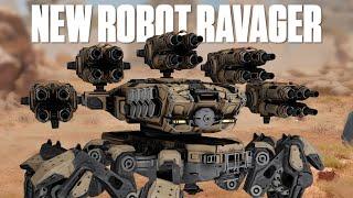 War Robots: New Ravager The First Robot To Have 5 Medium Weapon Slots! Test Server Gameplay