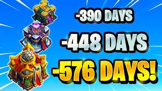 The BIGGEST Time Reductions in Clash of Clans HISTORY!