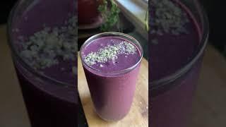 Delicious Hemp & Blueberry Smoothie
