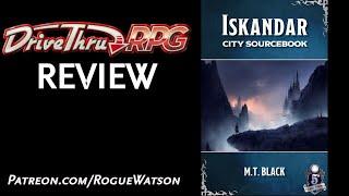 DriveThruRPG Review - Iskandar City Sourcebook 5e