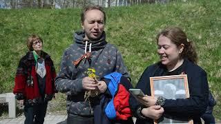 Бессмертный полк Селищи-Никольское с Пасхальными песнопениями, военными песнями и колокольным звоном