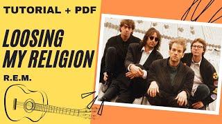 Losing My Religion | R.E.M.  | Tutorial Chitarra | Accordi | Canzoni Facili