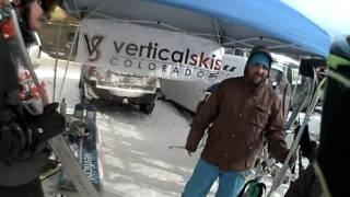 PJ Demos the Powder Hound from Vertical Skis