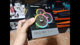 Dark Flash Dr12 Pro 120mm 3in1 Chassis Fan with Control Hub and Remote Control RGB