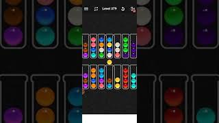 ball sort color water puzzle level 379