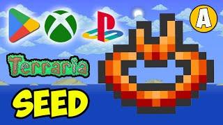 Terraria how to get LAVA CHARM fast (SEED for 1.4.4.9.5) [Android, XBOX One, PS 4, Switch]