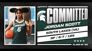 WATCH: 4-star SF Jordan Scott commits to Michigan State | No. 52 overall prospect