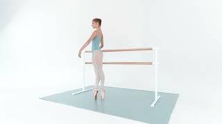 Model Perlik 8 Reinforced classic double row barre (white)