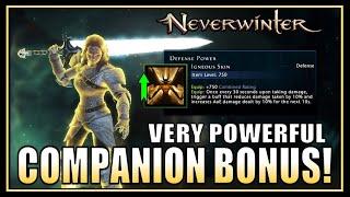 SURPRISING FINDS: A Best Companion Equip Bonus for AoE Damage & Survivability on Tanks - Neverwinter