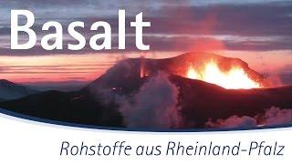 Rohstoffe aus Rheinland-Pfalz: Basalt