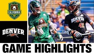 California Redwoods vs Denver Outlaws Highlights | 2024 Premier Lacrosse League | PLL Highlights