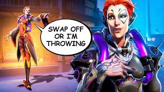 This Moira Player Got Threatened As Soon As The Game Started... | Overwatch 2 Spectating