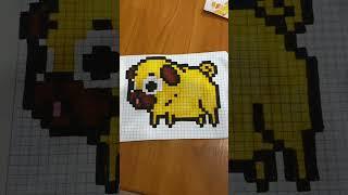 Pixel art, DOGGY  #art #pixelart#diy#dog