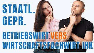 Staatlich geprüfter Betriebswirt vs. Wirtschaftsfachwirt IHK: Ein Vergleich  | GripsCoachTV